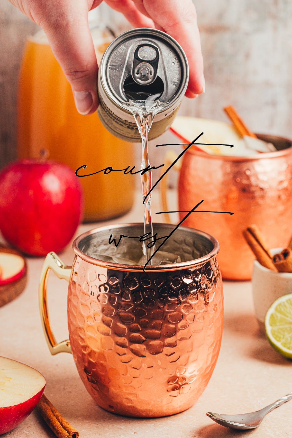Apple Cider Mule Mocktail (Exclusive Recipe)