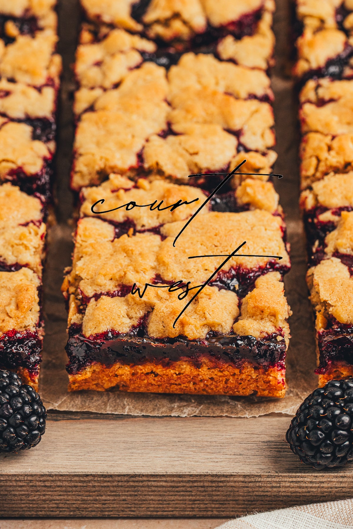 Blackberry Crumble Bars (Exclusive Recipe)
