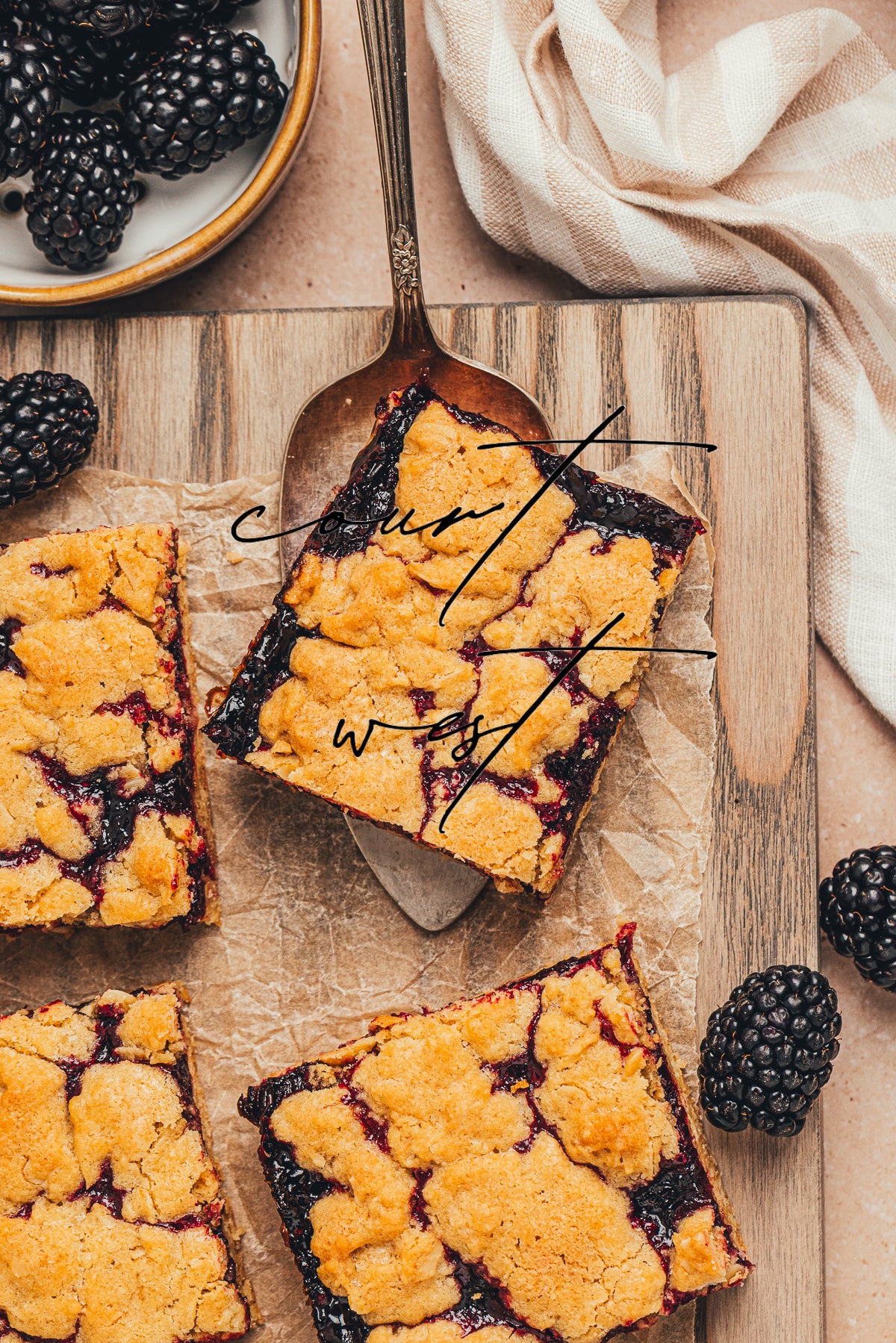 Blackberry Crumble Bars (Exclusive Recipe)