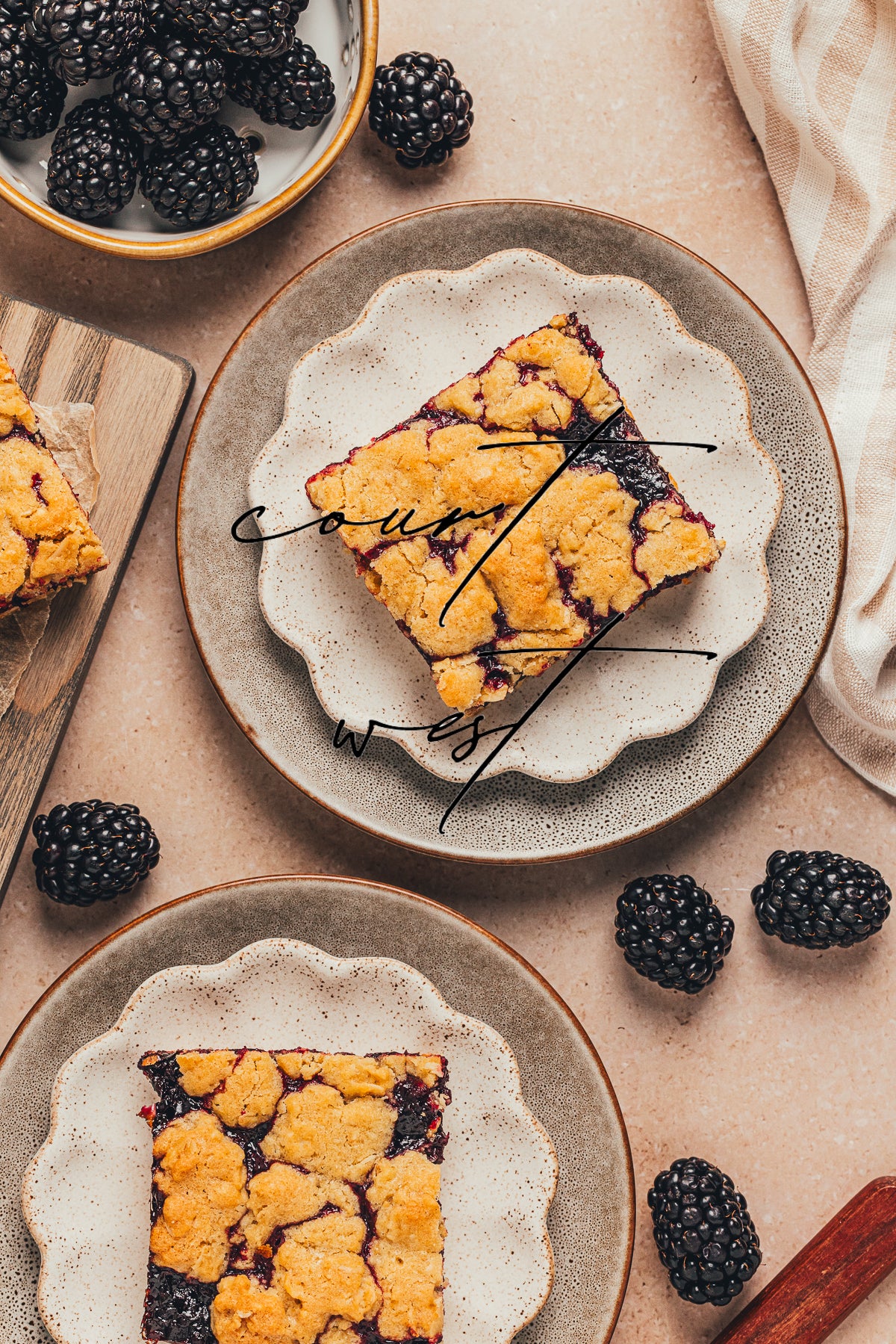 Blackberry Crumble Bars (Exclusive Recipe)