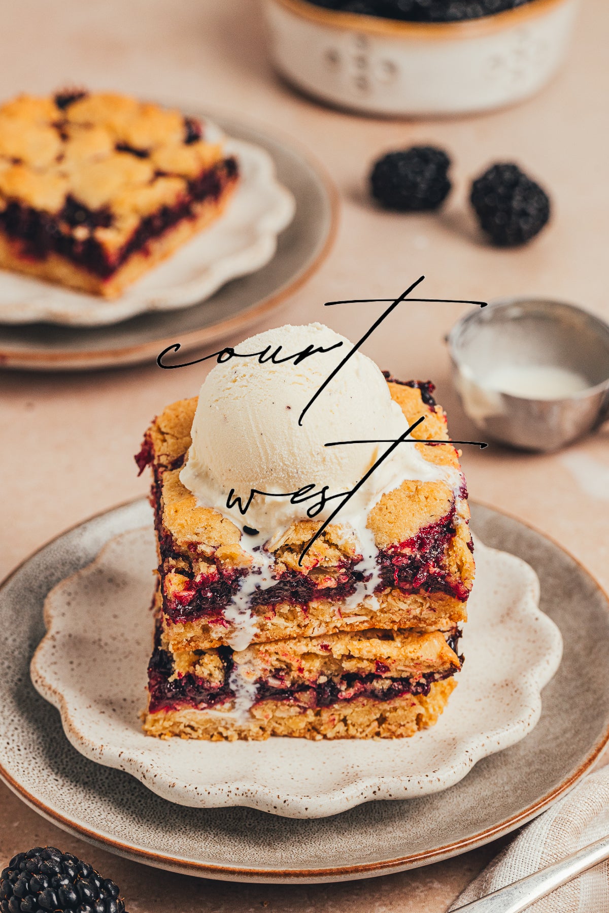 Blackberry Crumble Bars (Exclusive Recipe)