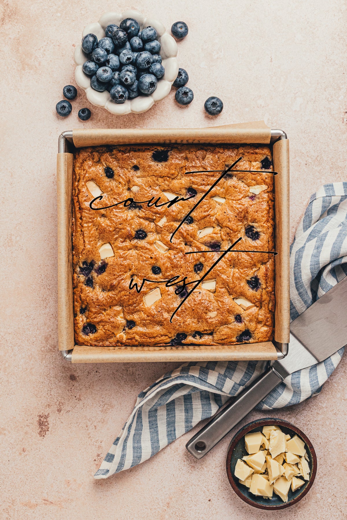 Brown Butter Blueberry Blondies (Exclusive Recipe)