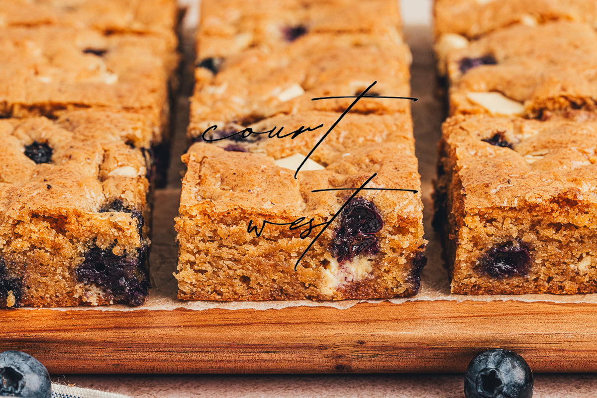 Brown Butter Blueberry Blondies (Exclusive Recipe)