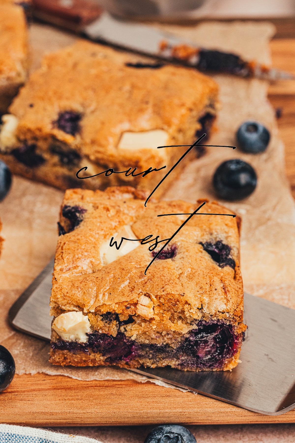 Brown Butter Blueberry Blondies (Exclusive Recipe)
