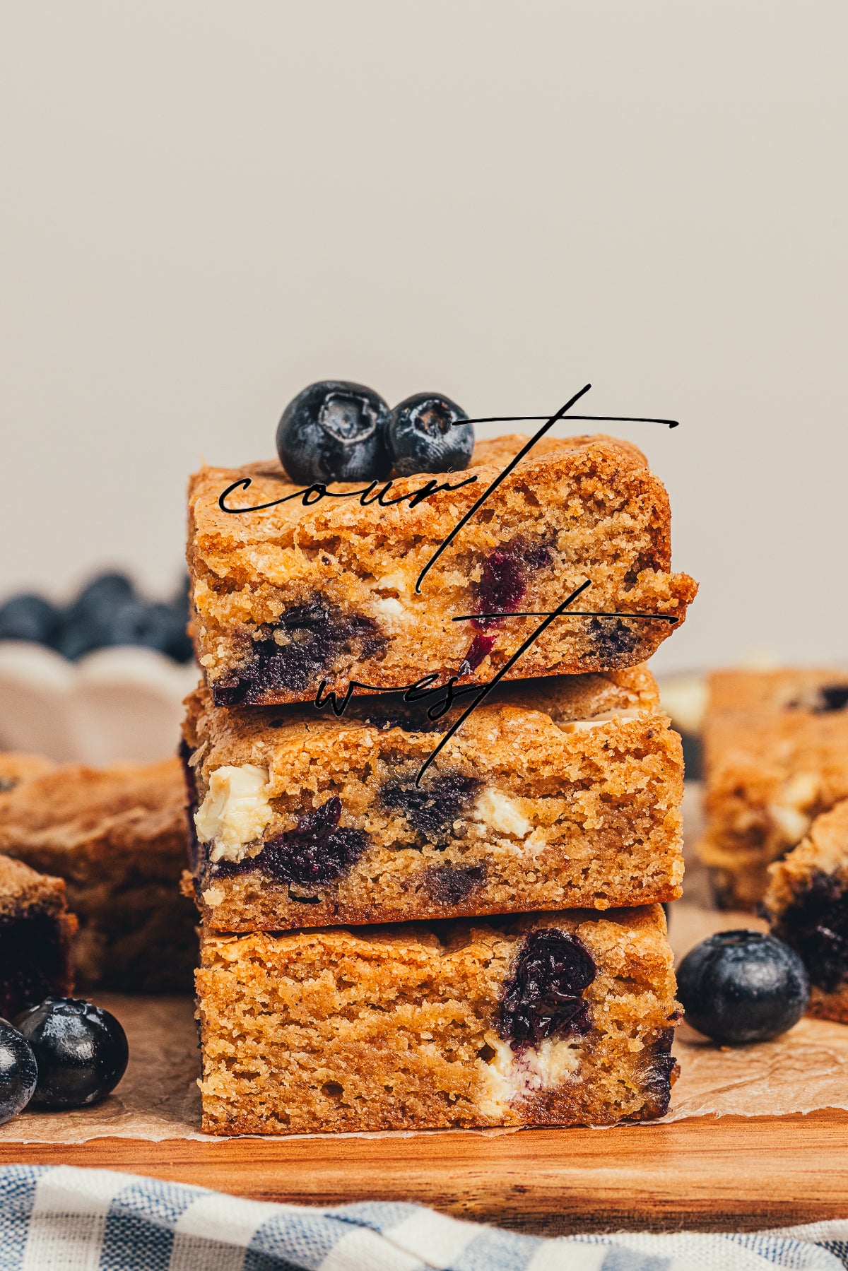 Brown Butter Blueberry Blondies (Exclusive Recipe)