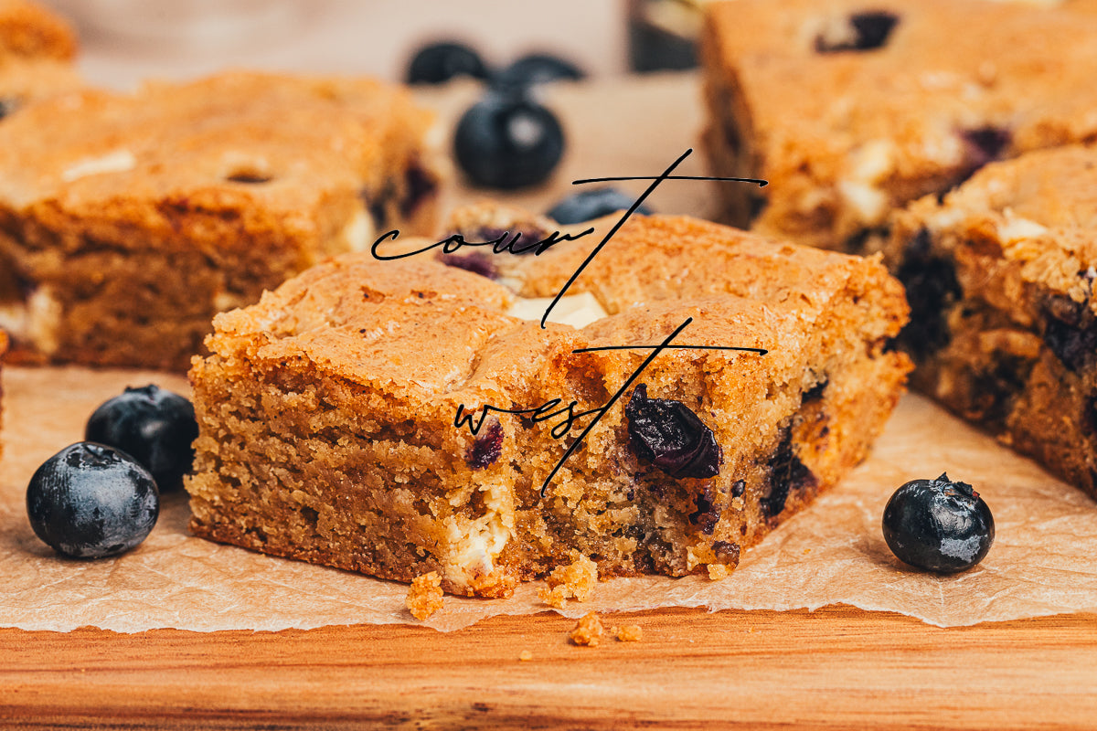 Brown Butter Blueberry Blondies (Exclusive Recipe)