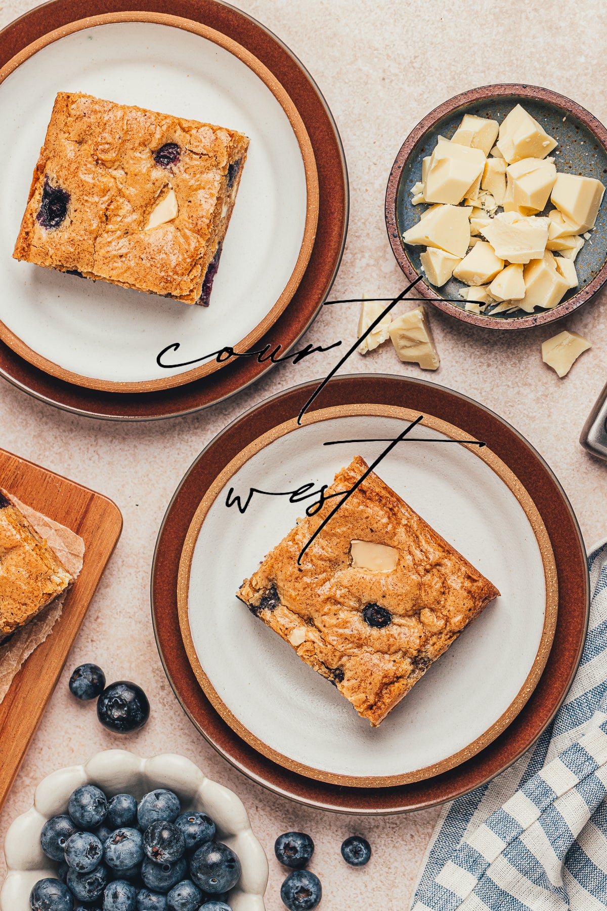 Brown Butter Blueberry Blondies (Exclusive Recipe)