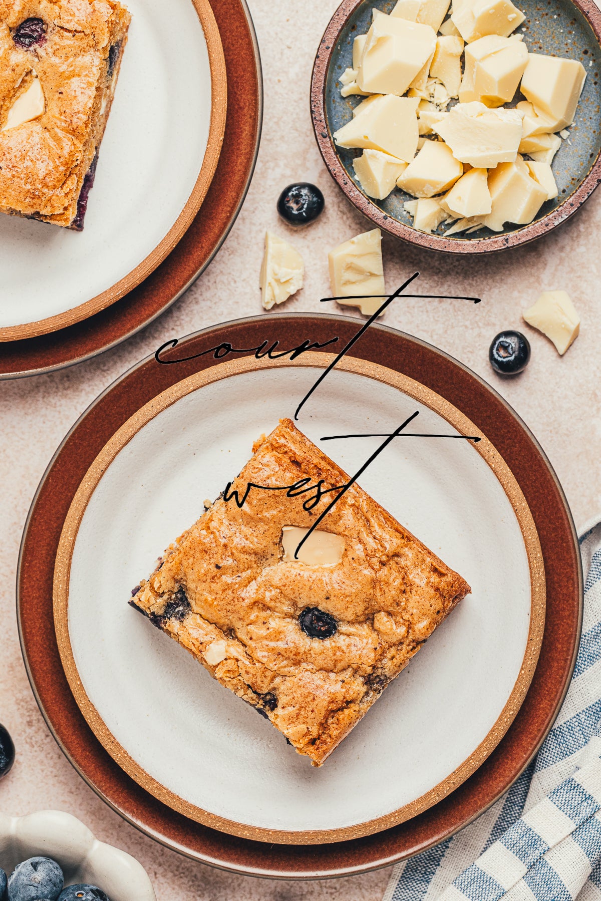 Brown Butter Blueberry Blondies (Exclusive Recipe)