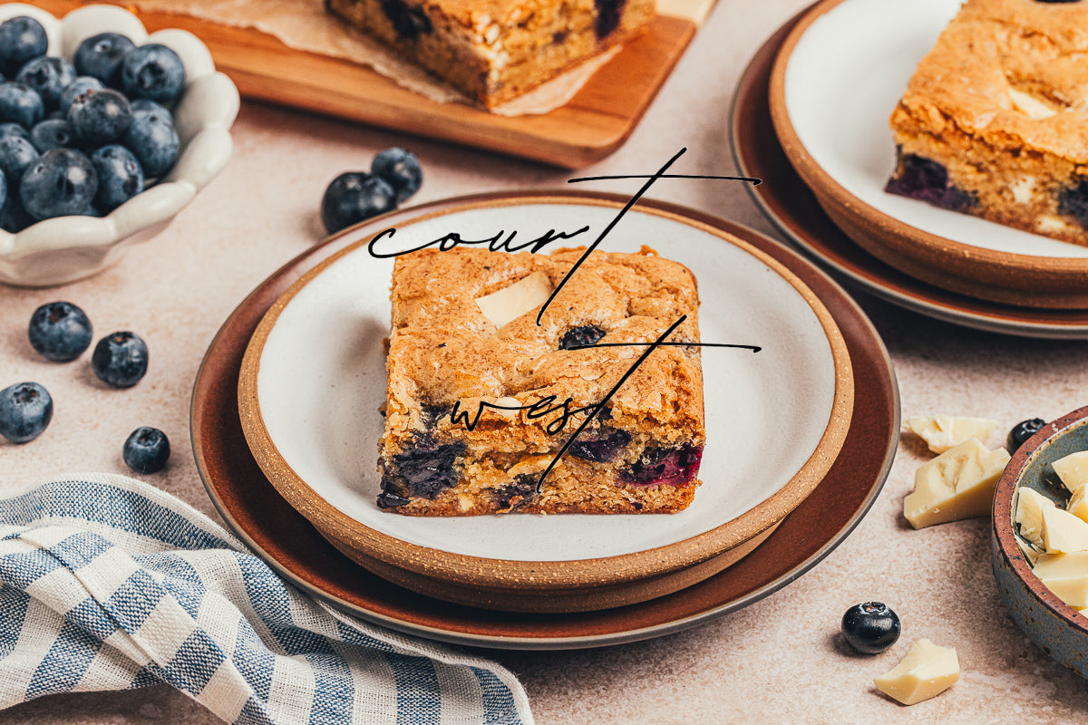 Brown Butter Blueberry Blondies (Exclusive Recipe)