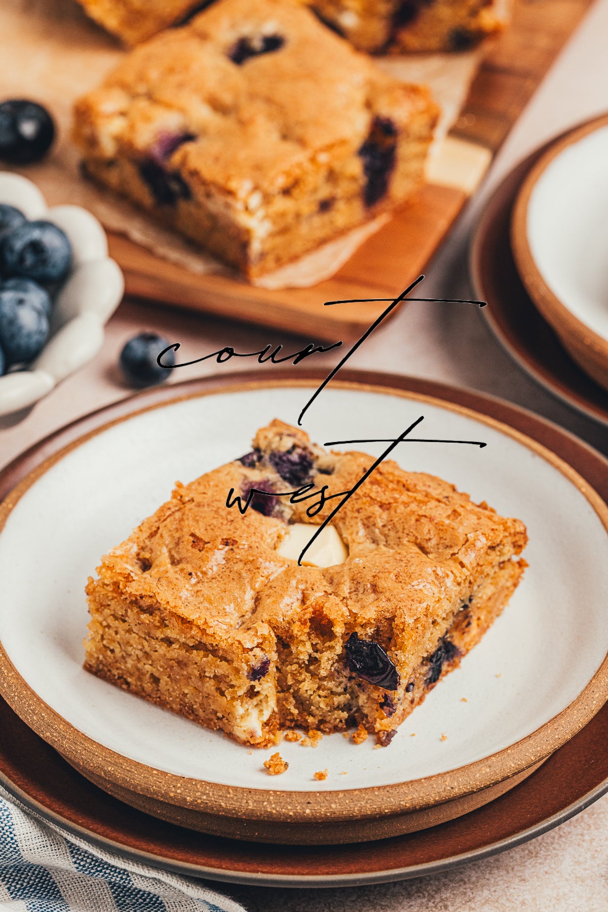Brown Butter Blueberry Blondies (Exclusive Recipe)