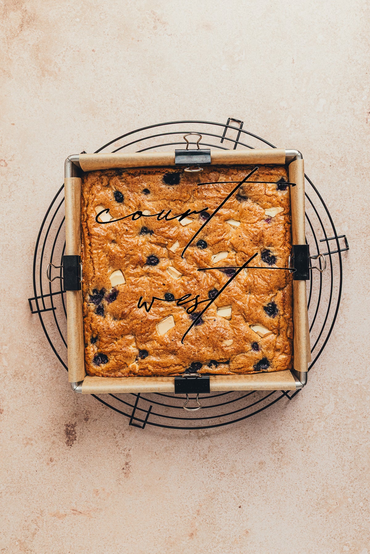Brown Butter Blueberry Blondies (Exclusive Recipe)