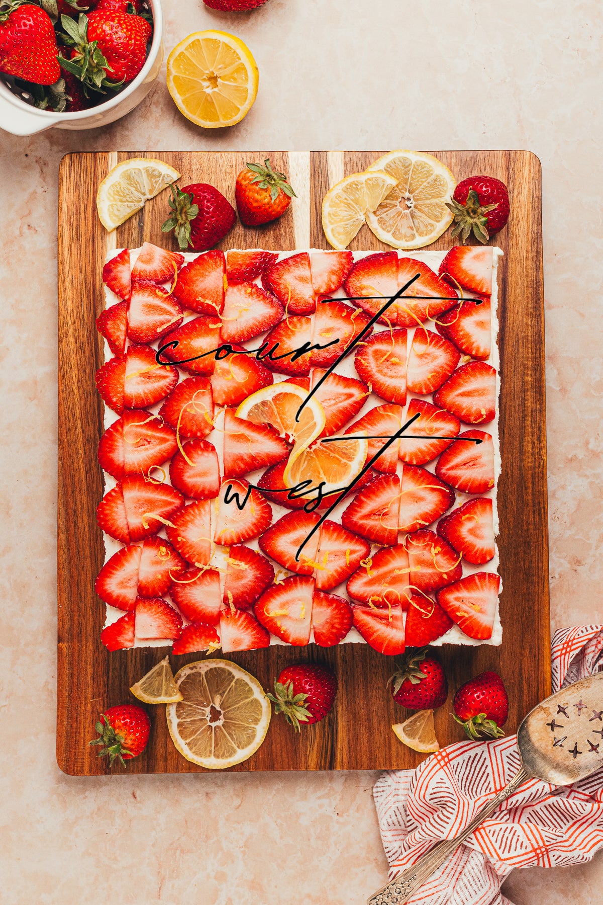 No-Bake Strawberry Lemon Icebox Cake (Exclusive Recipe)