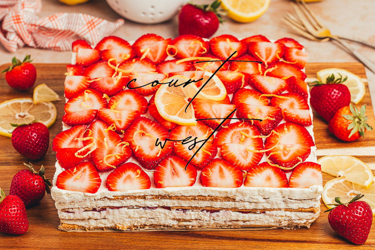 No-Bake Strawberry Lemon Icebox Cake (Exclusive Recipe)