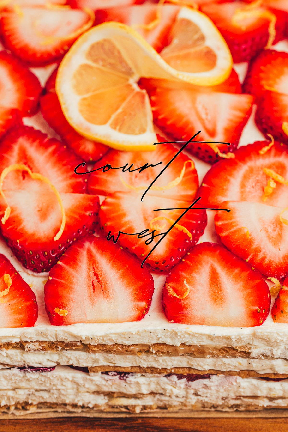 No-Bake Strawberry Lemon Icebox Cake (Exclusive Recipe)
