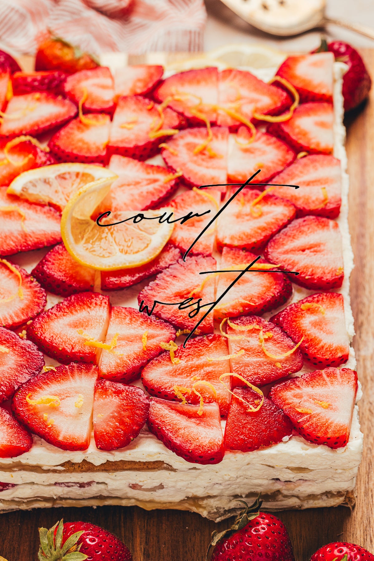 No-Bake Strawberry Lemon Icebox Cake (Exclusive Recipe)