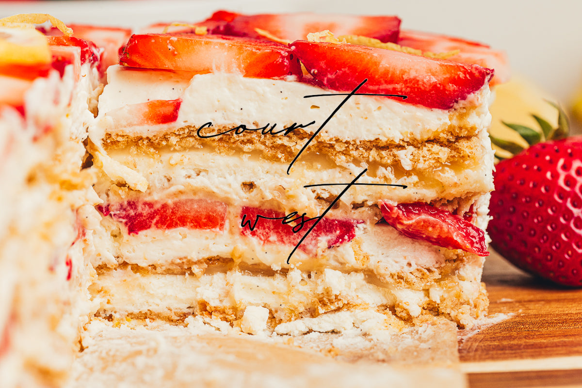 No-Bake Strawberry Lemon Icebox Cake (Exclusive Recipe)