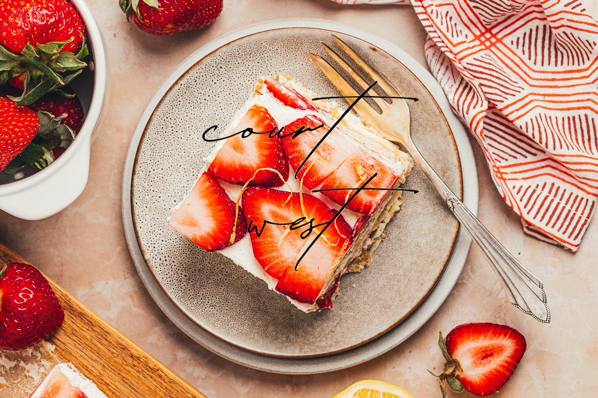 No-Bake Strawberry Lemon Icebox Cake (Exclusive Recipe)