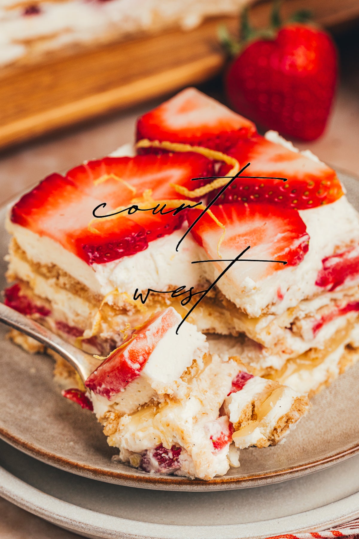 No-Bake Strawberry Lemon Icebox Cake (Exclusive Recipe)