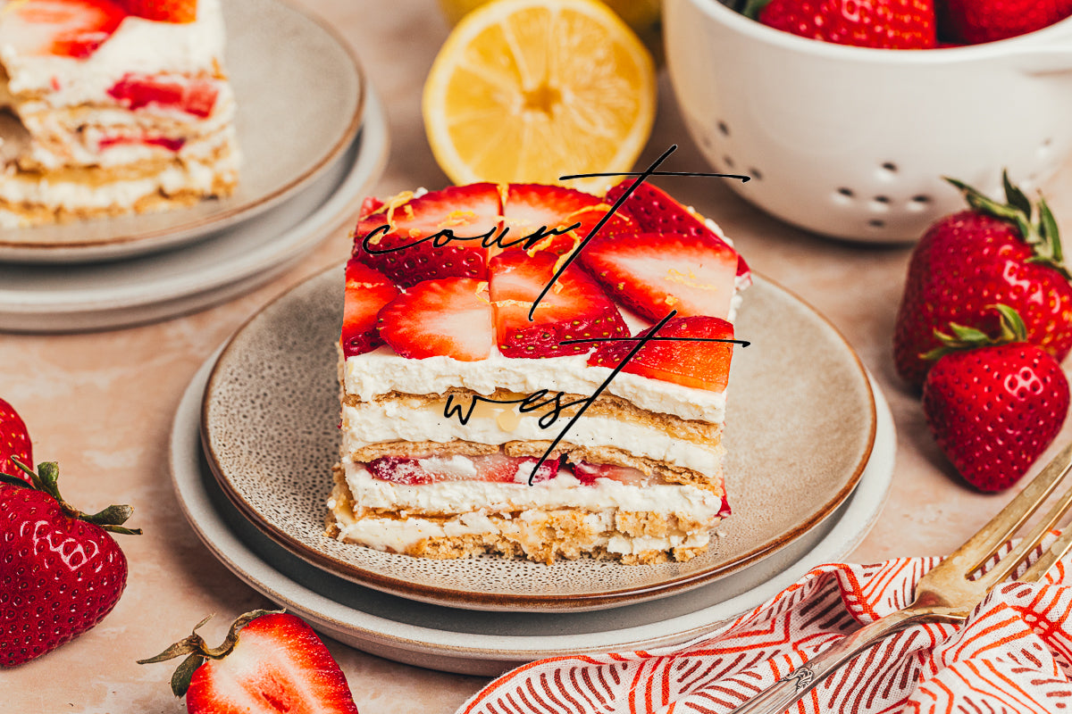No-Bake Strawberry Lemon Icebox Cake (Exclusive Recipe)
